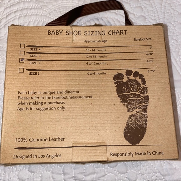 First Steps baby girls white moccasins - Picture 3 of 10